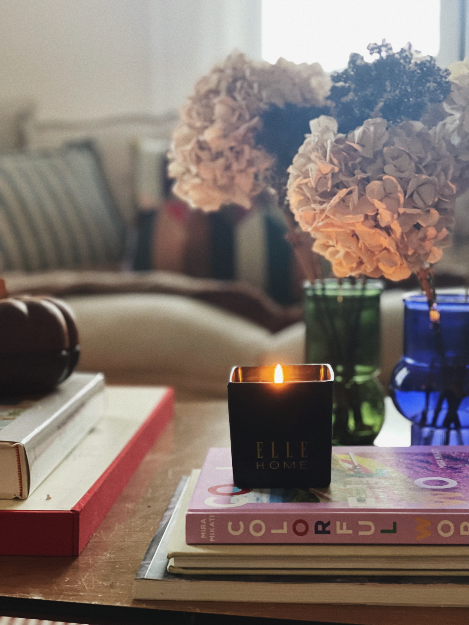 215GR Scented Candle - Dark Rose