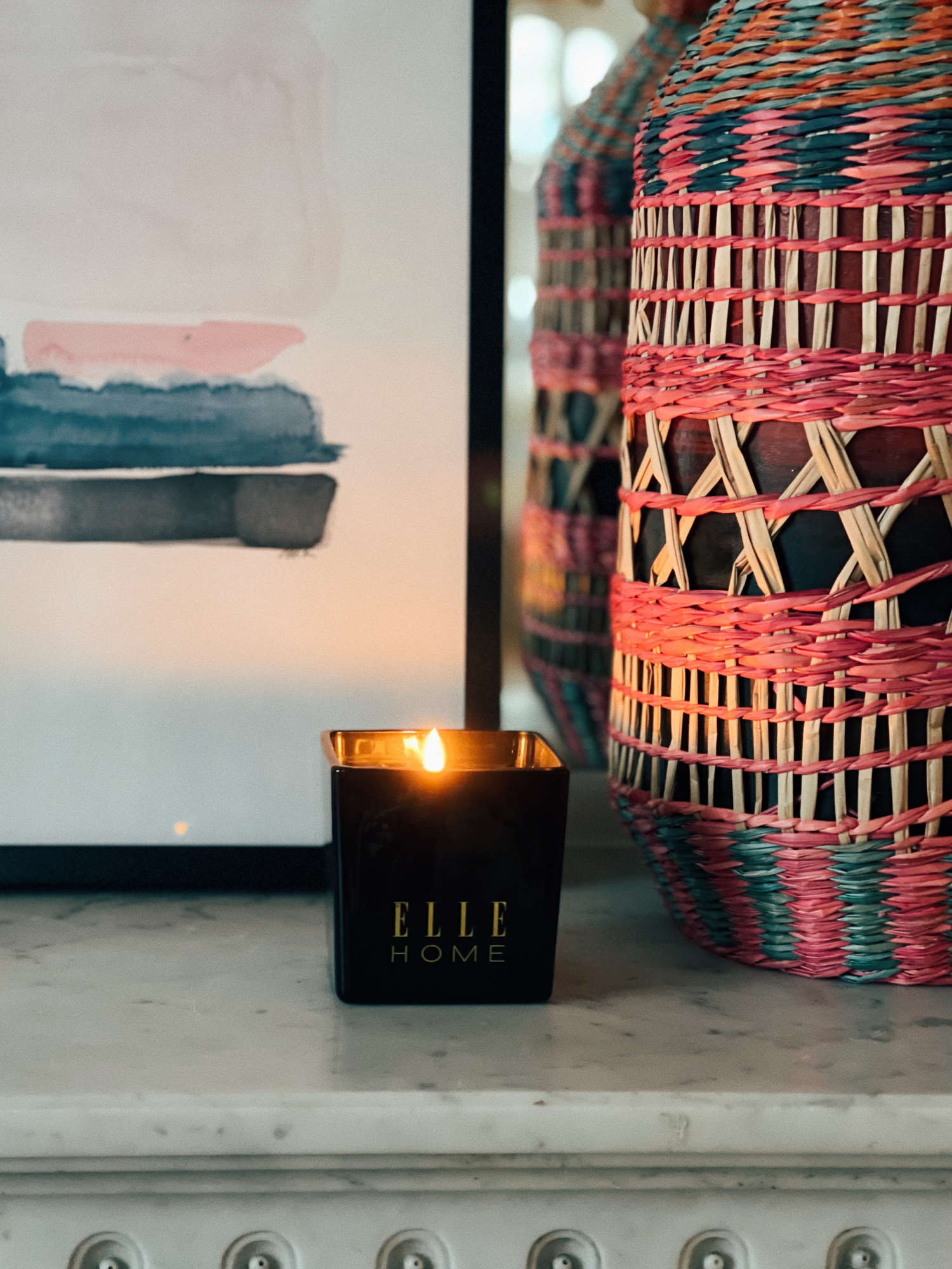 215GR Scented Candle - Dark Rose