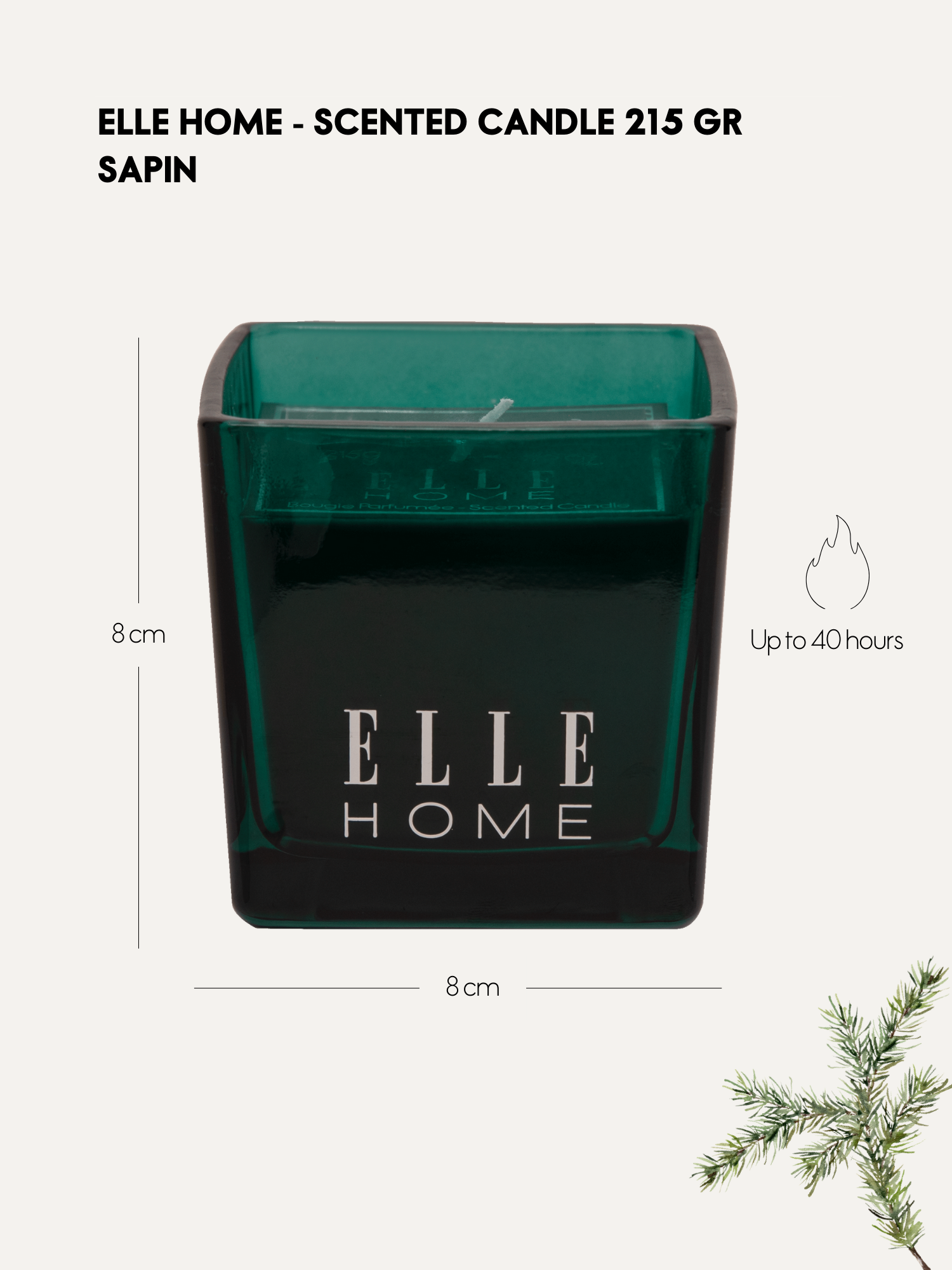 215GR Scented Candle - Sapin