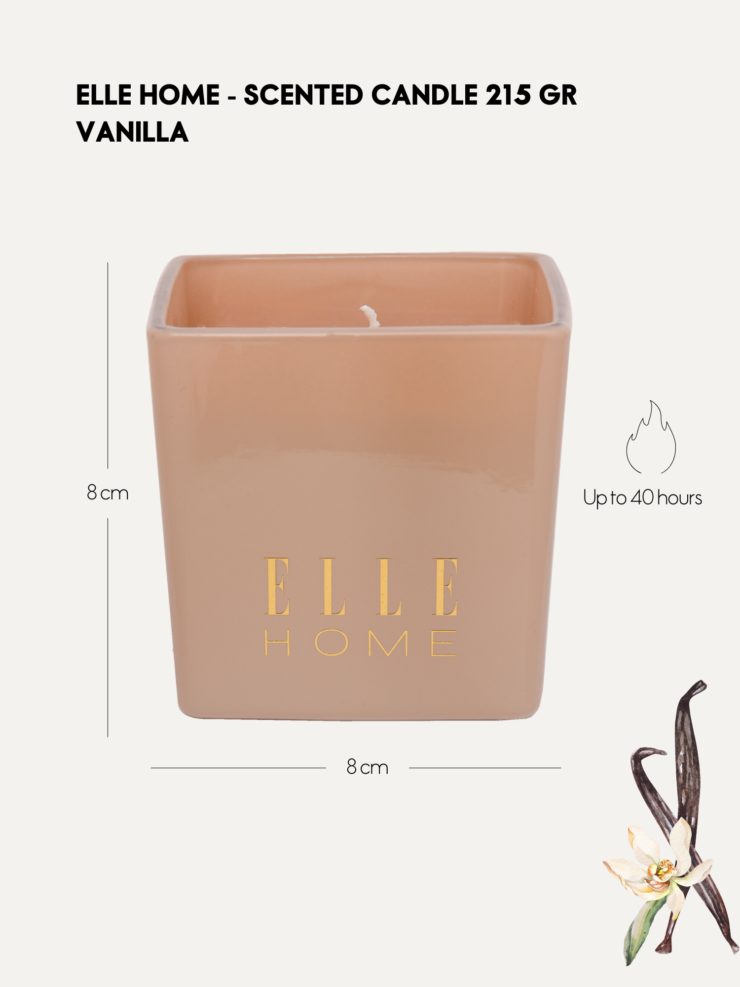 215GR Scented Candle - Vanilla
