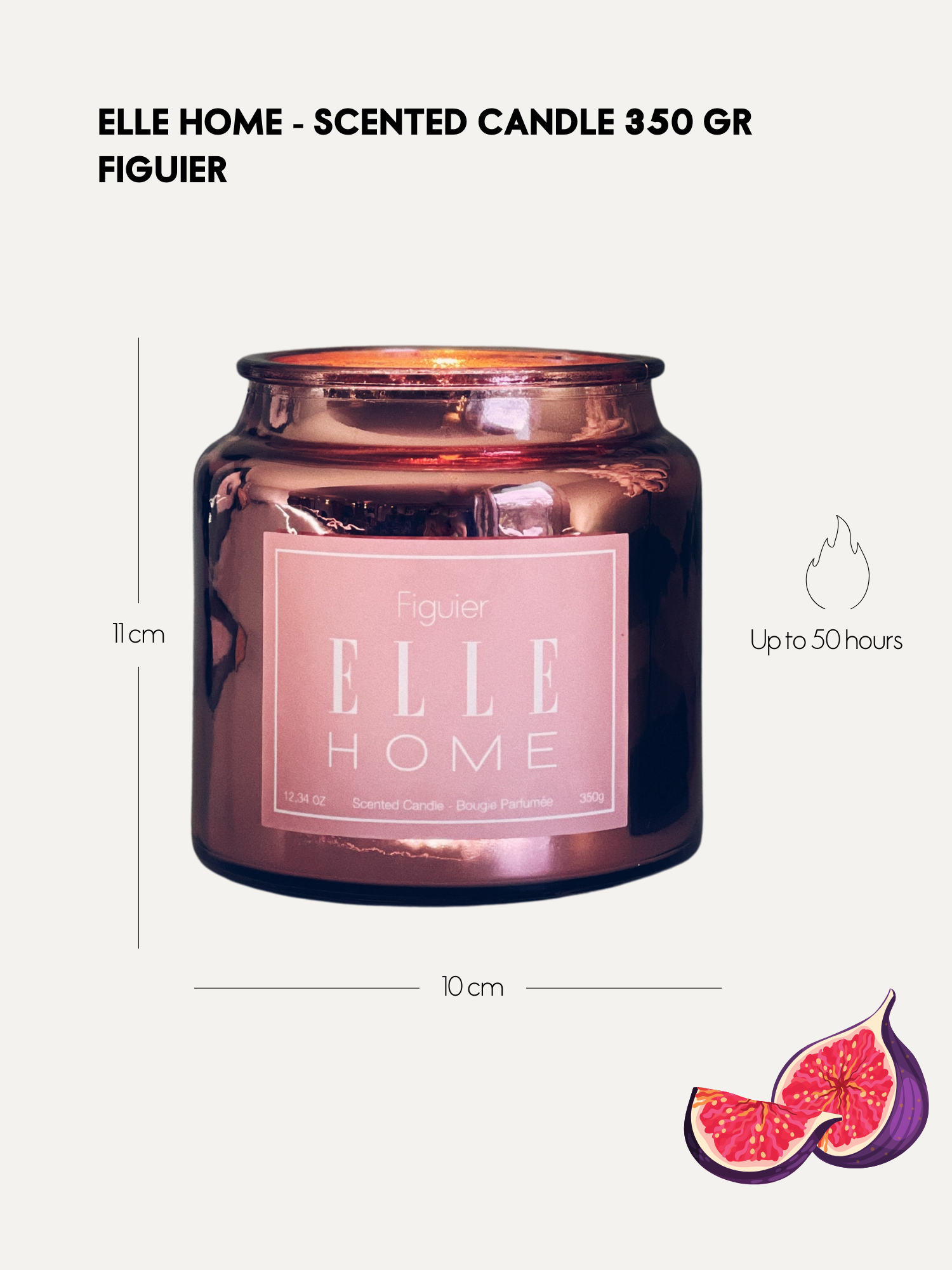 Bougie Parfumée - Figuier 350 g