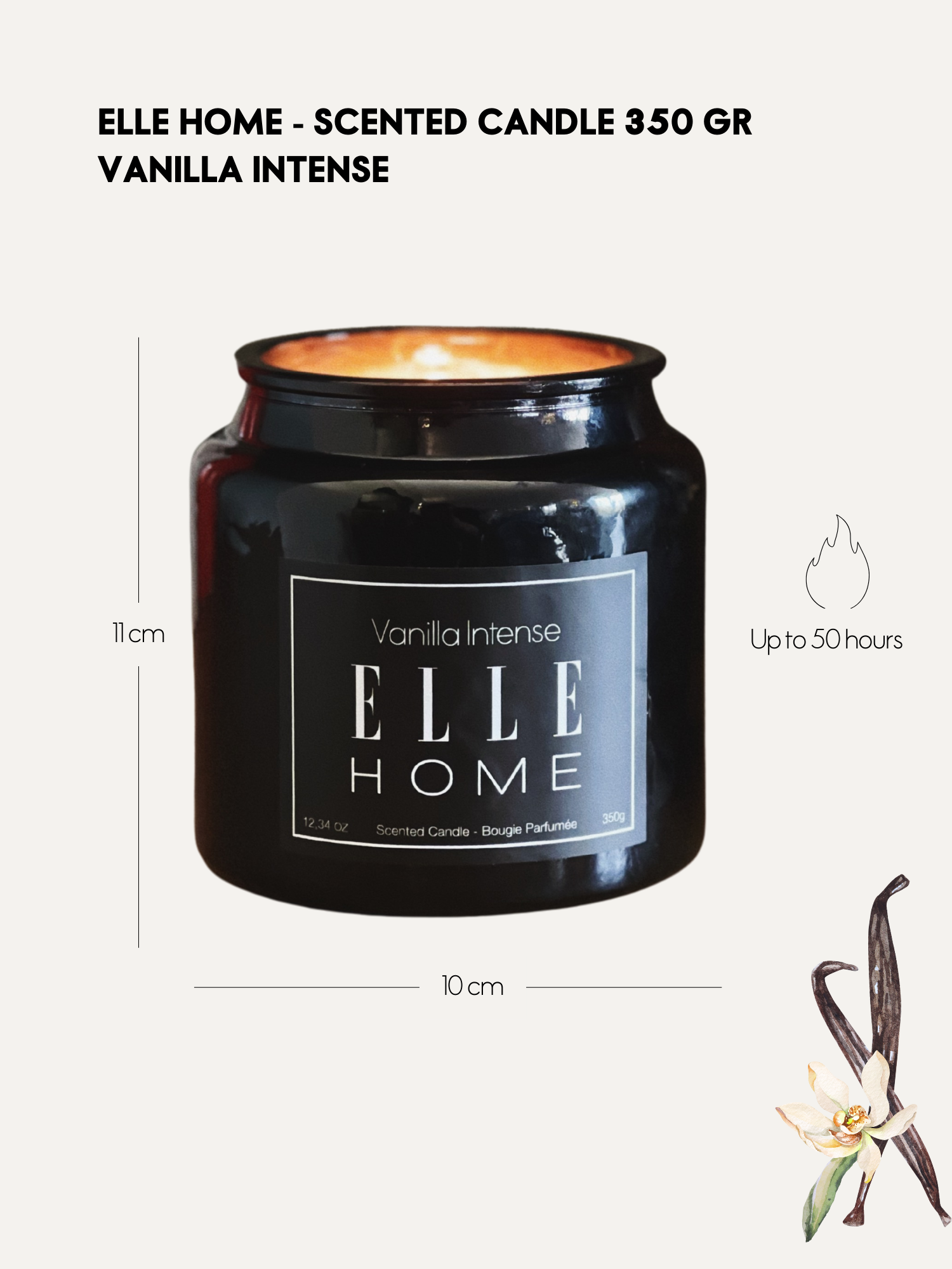 350GR Scented Candle - Vanilla