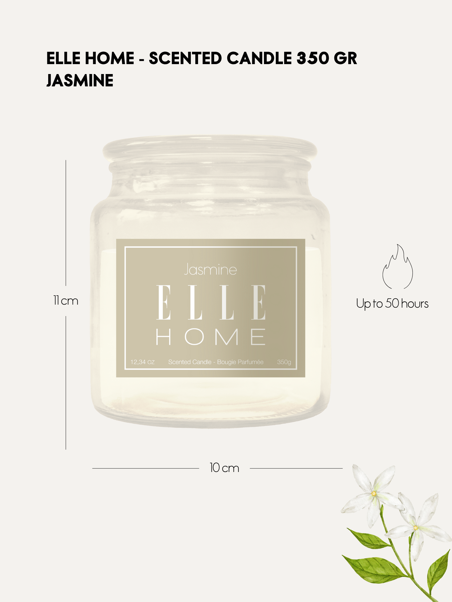 350GR Scented Candle - Divine Cashmere