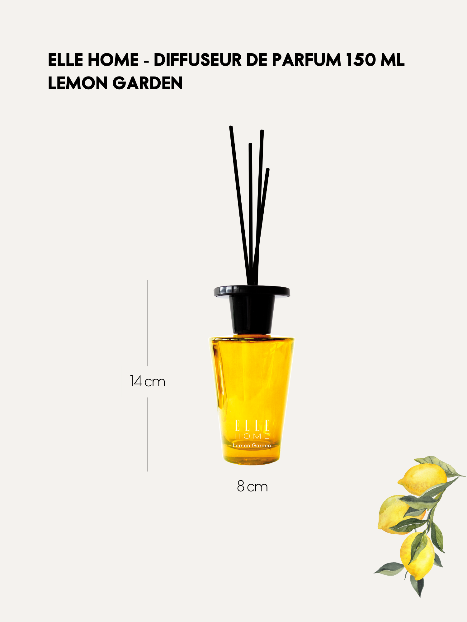 Reed Diffuser - Lemon Garden 150 ML