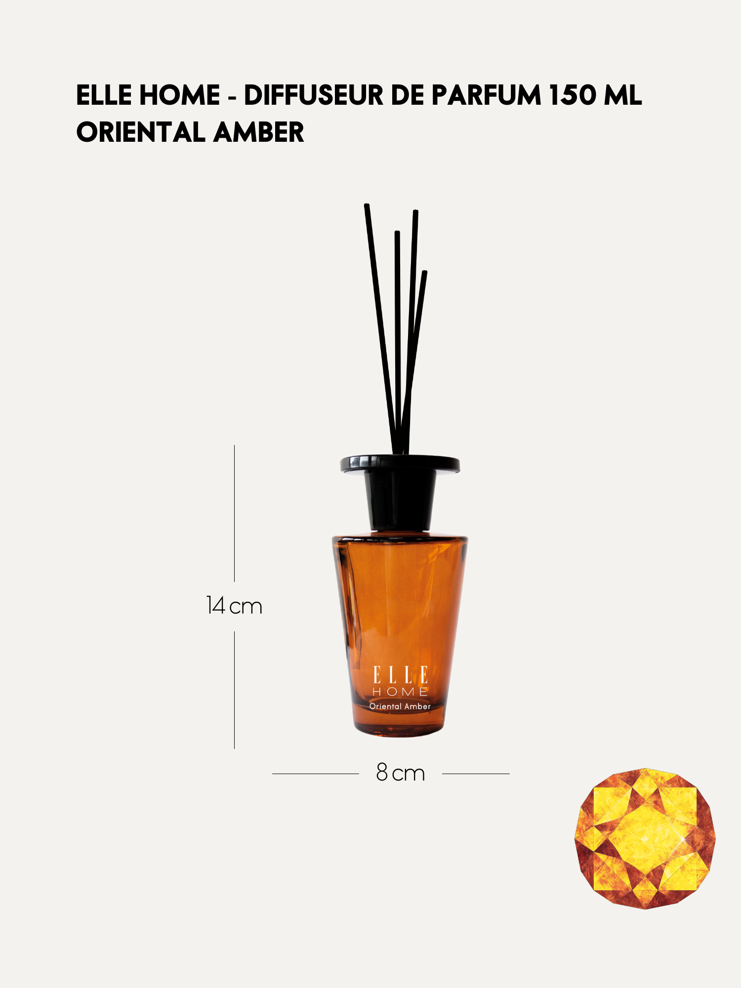 Reed Diffuser - Oriental Amber 150 ML