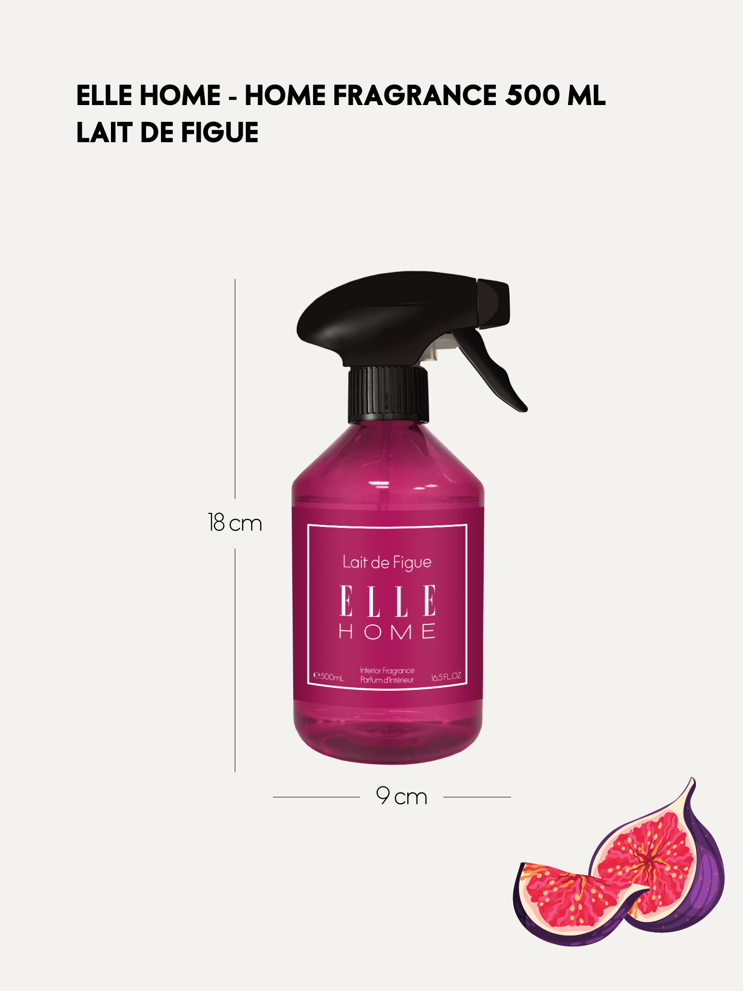 Parfum d'intérieur - Lait de Figue 500 mL