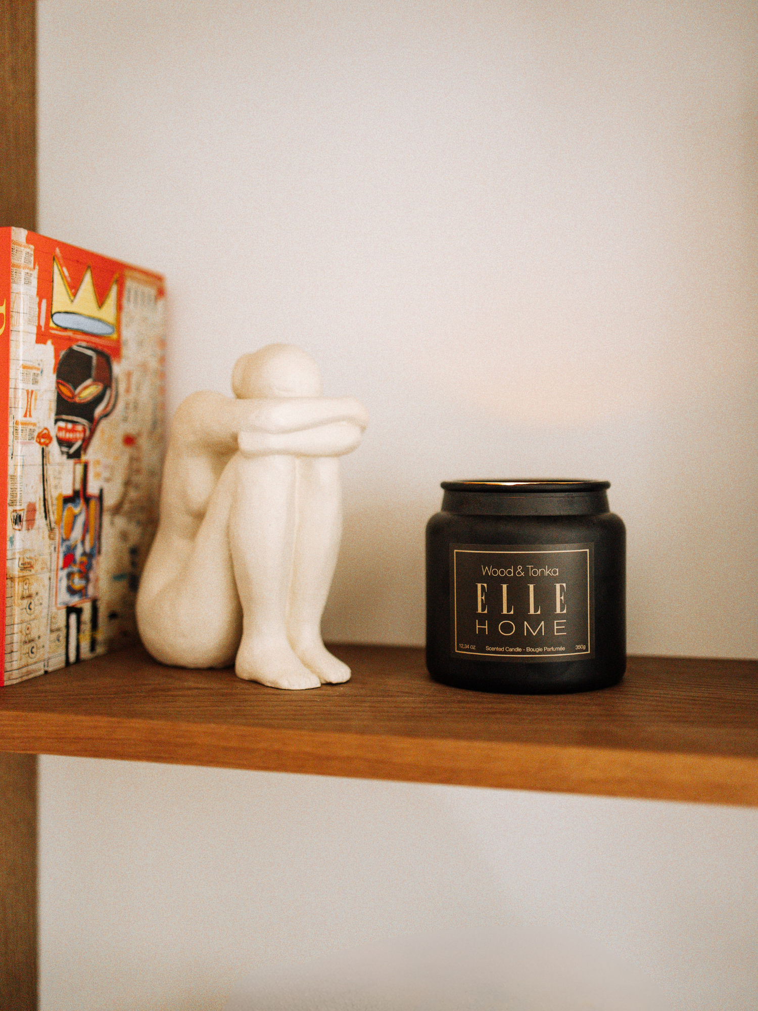 350GR Scented Candle - Wood & Tonka