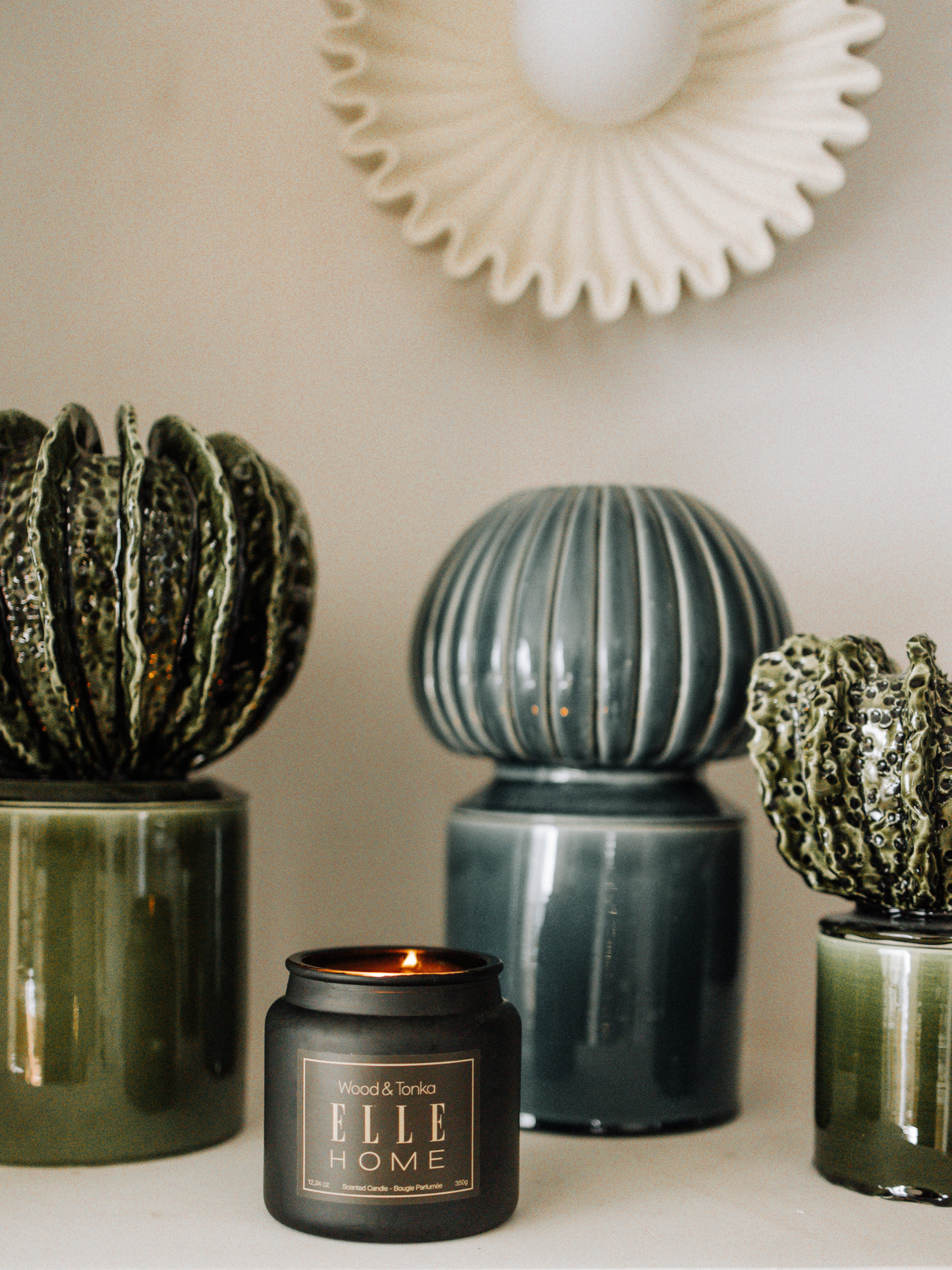 350GR Scented Candle - Wood & Tonka